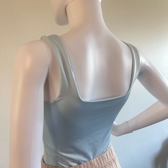 NWOT  Life in the Moment Bodysuit Button Snap blue Women's Size medium - Picture 9 of 10